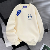 2024新款 WASSUP秋冬圆领长袖 卫衣男女同款 宽松休闲加绒套头上衣