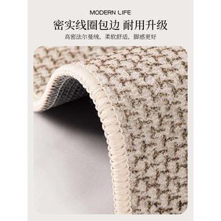 茶室客厅地毯防水可擦仿剑麻轻奢高级免洗全铺免打理地垫子 新中式
