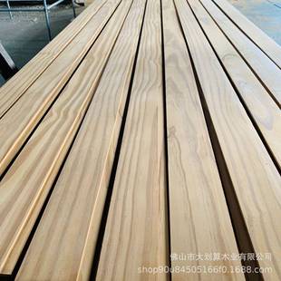 碳化木赤松木大厂实木板材家具板料原木防腐木地板防腐木板墙板