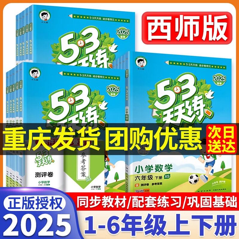 53天天练西师版小学同步训练