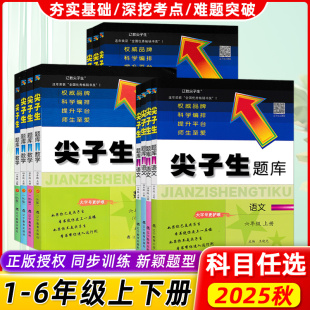 2025秋新尖子生题库一1二2三3四4五5六6年级上下册数学语文人教版 下一课一练课堂同步练习题课时作业本思维训练天天练练习册 北师版