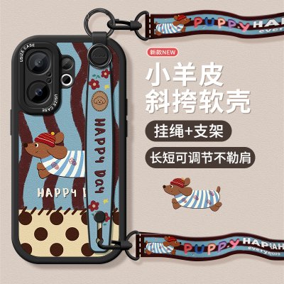 适用vivos30手机壳带支架挂绳