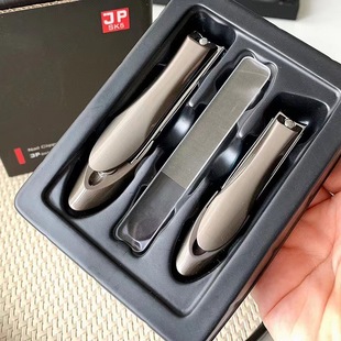 三件套 出岛国 削甲如泥 家用防飞溅铁盒装 修脚剪指甲钳套装