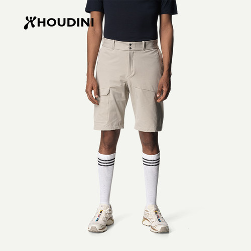 HOUDINI胡丁尼 Go Shorts 走起 男户外轻薄弹力宽松休闲徒步短裤