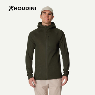 HOUDINI胡丁尼 Flow疾速男户外26新春秋遮阳网眼连帽外套 Pace