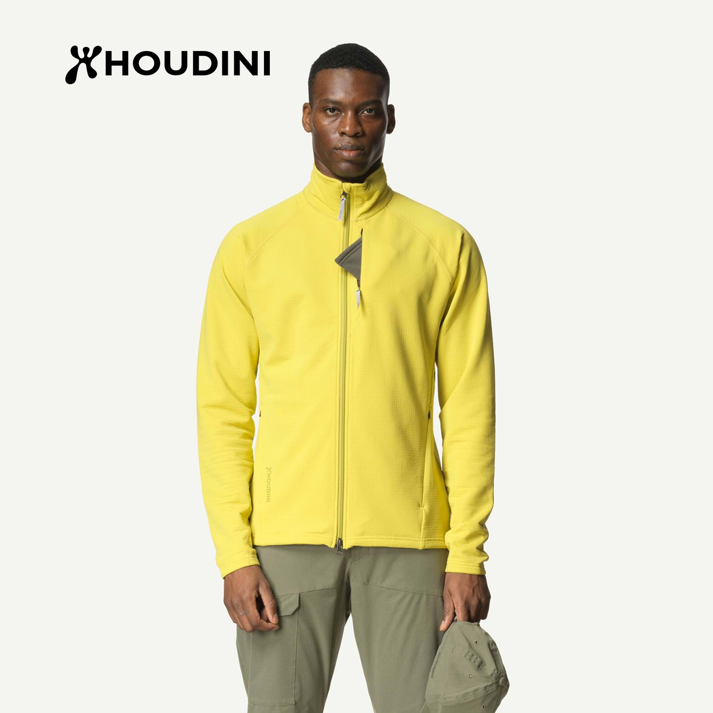 HOUDINI25春秋男立领抓绒衣外套