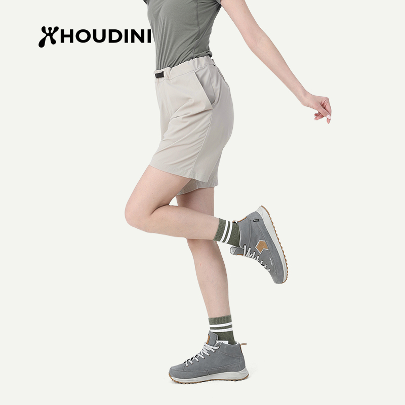 HOUDINI胡丁尼Wadi Shorts瓦迪女户外夏防晒弹力休闲工装短裤
