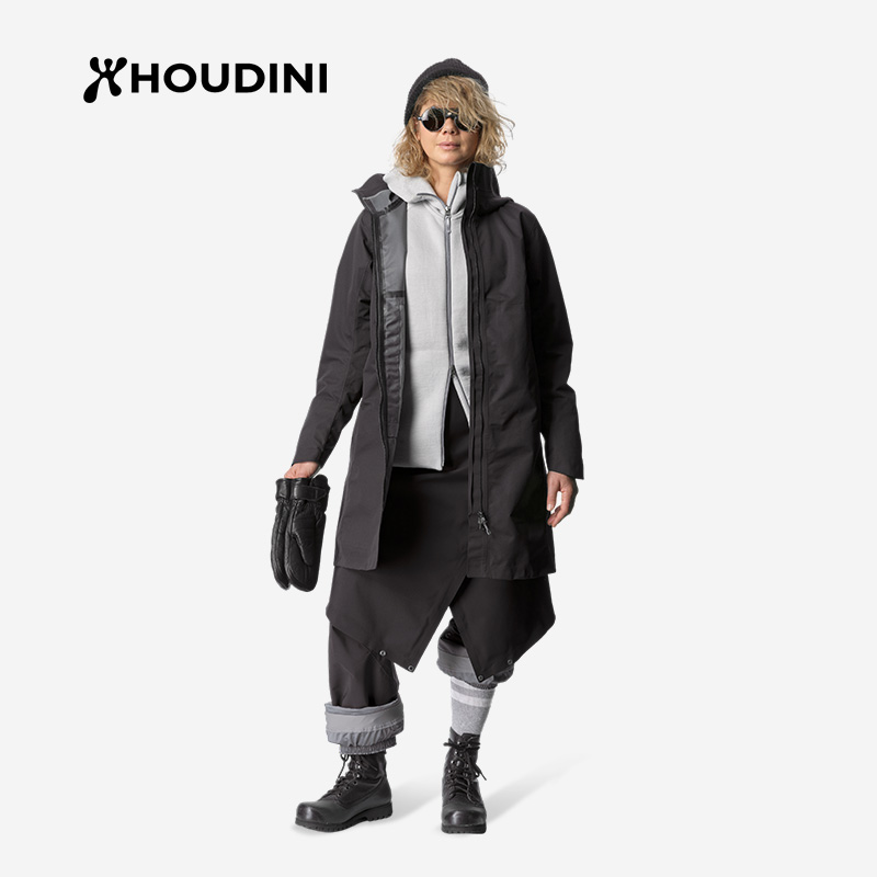 胡丁尼防风女夹克冲锋衣外套