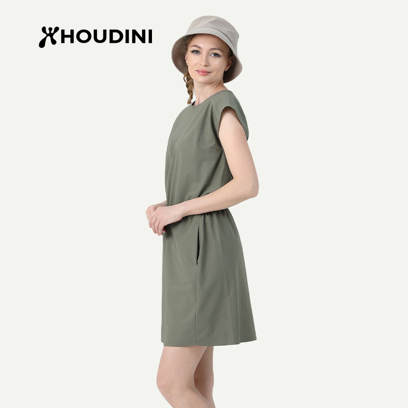 HOUDINI胡丁尼  Dawn Dress 黎明 女户外夏季轻薄休闲无袖连衣裙