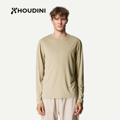 HOUDINI男春夏跑步徒步长袖T恤