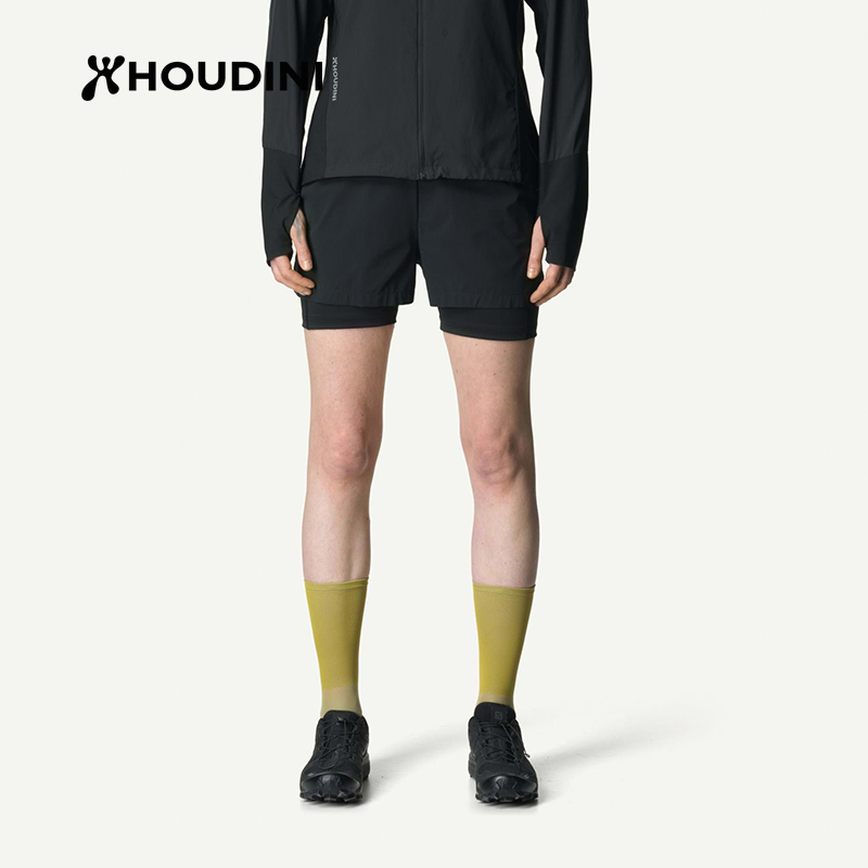 HOUDINI胡丁尼弹性快干跑步短裤