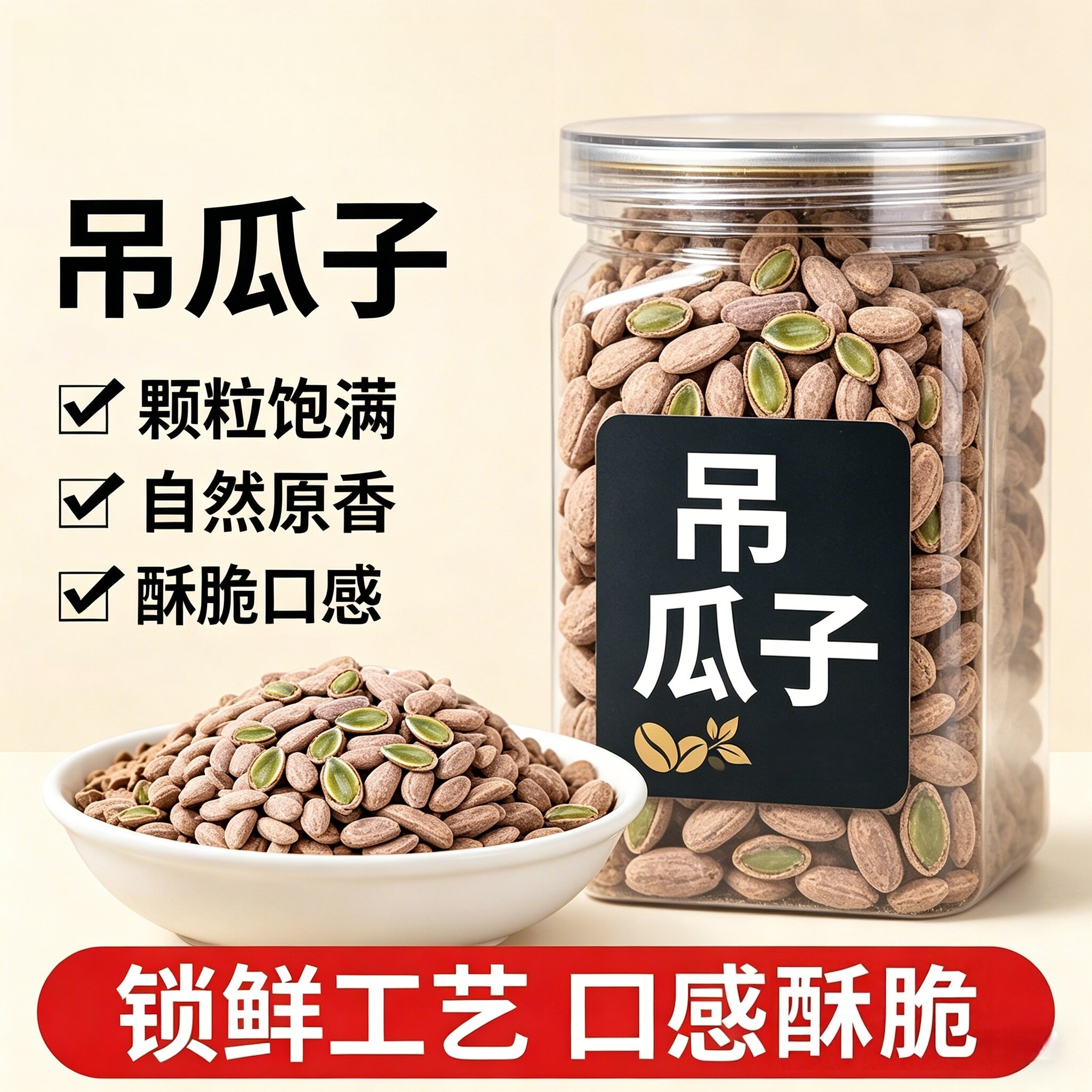 农科院吊瓜子2026新货奶油味椒盐原味官方旗舰店瓜篓子大颗粒炒货