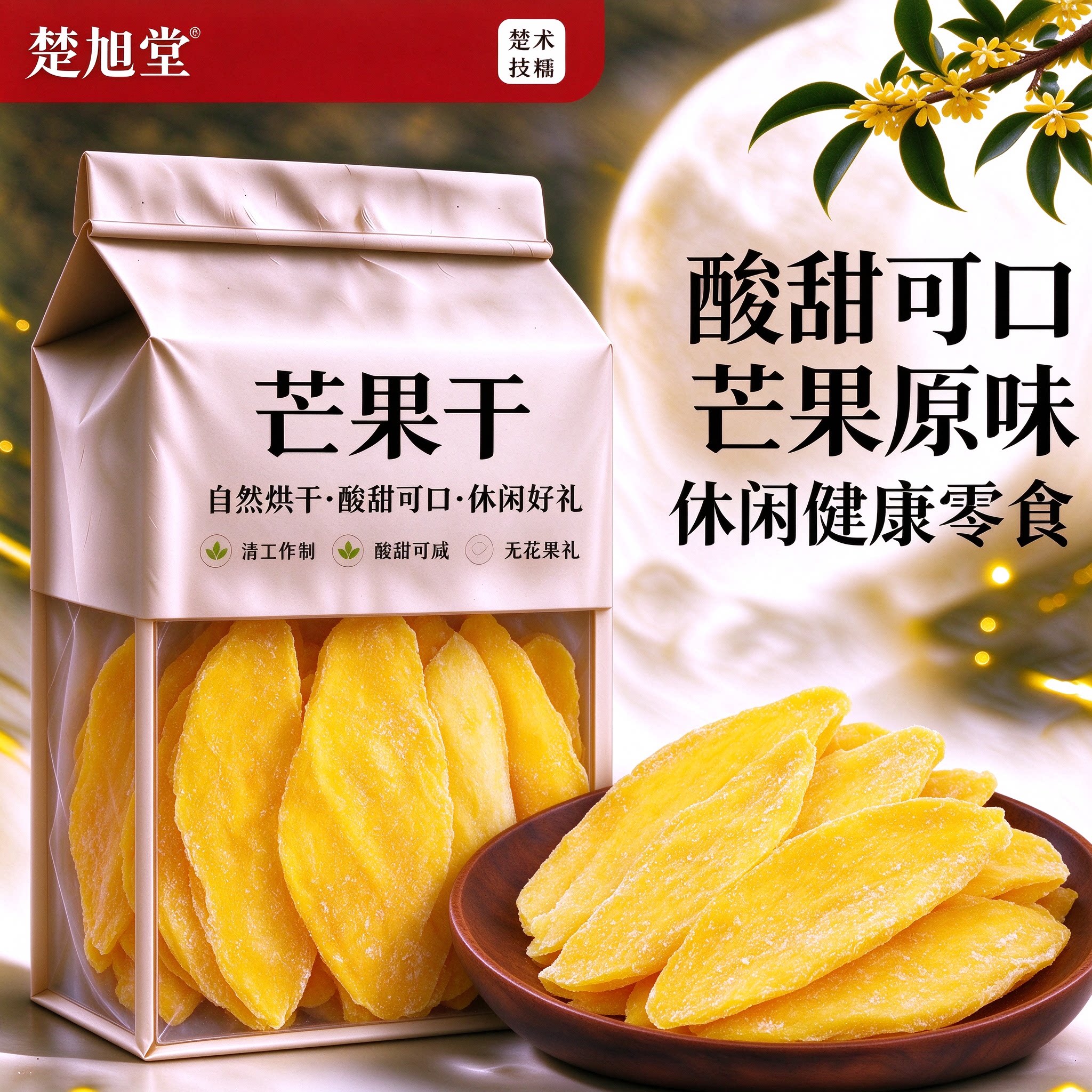 芒果干500g天然水果干当季新货果脯蜜饯果干无添加即食新货亡果干