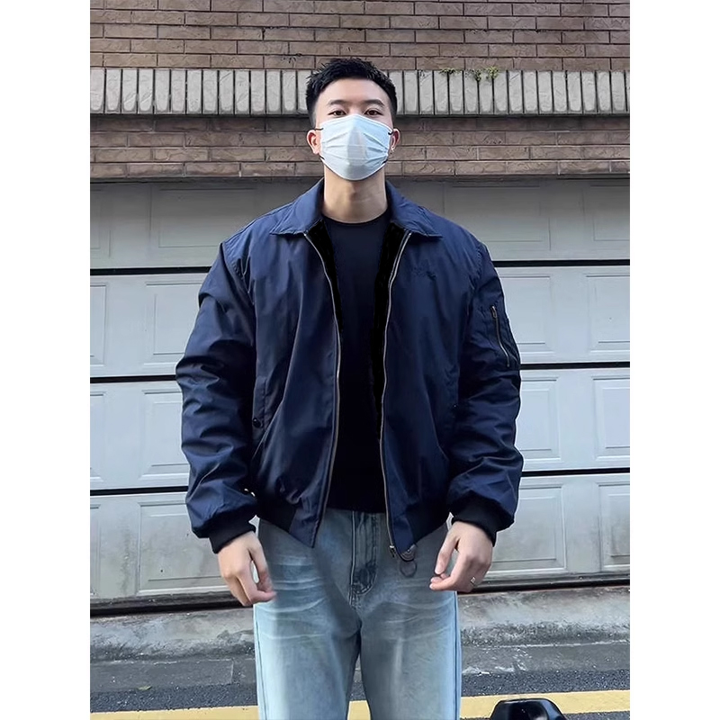 美式潮牌cleanfit棉服外套秋冬款