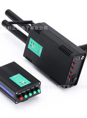 国外小巧黑色AKS Plus远程地下便携式金属探测器探宝仪器