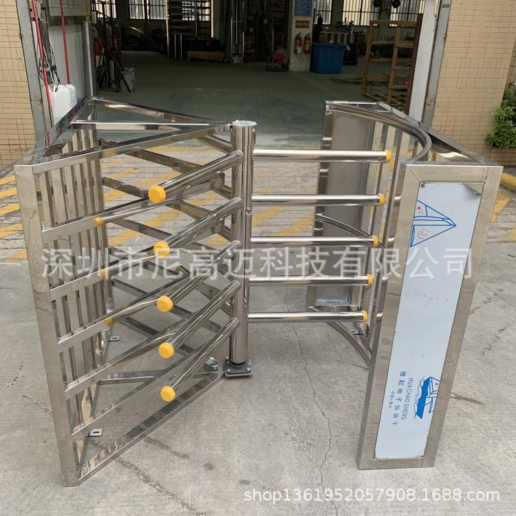 半高梳状单项门旋转式出入口机汽车站医院单向出口转闸机