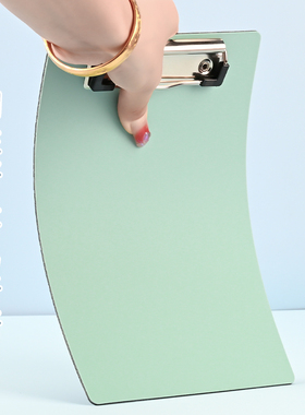 A5板夹文件夹会议记录夹竖式写字板垫板硬壳点菜单夹板加厚办公资料夹书写档案夹学生文具试卷考试垫板夹