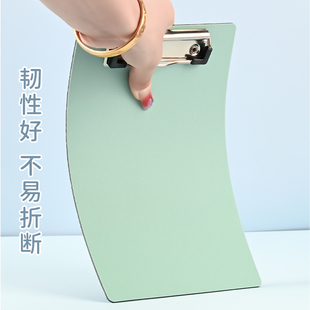 A5板夹文件夹会议记录夹竖式 写字板垫板硬壳点菜单夹板加厚办公资料夹书写档案夹学生文具试卷考试垫板夹