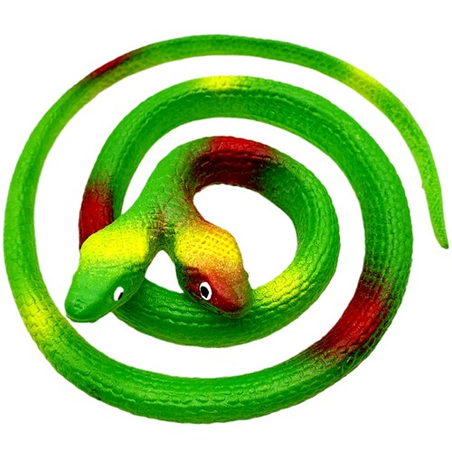 软胶蛇单双头动物模型包邮