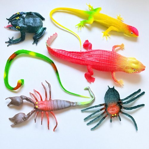 软胶蜥蜴鳄鱼仿真动物套装包邮