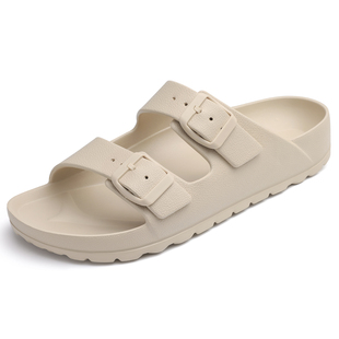 厚底EVA勃肯凉拖鞋女夏外穿一字拖居家情侣拖鞋防滑可湿水沙滩鞋