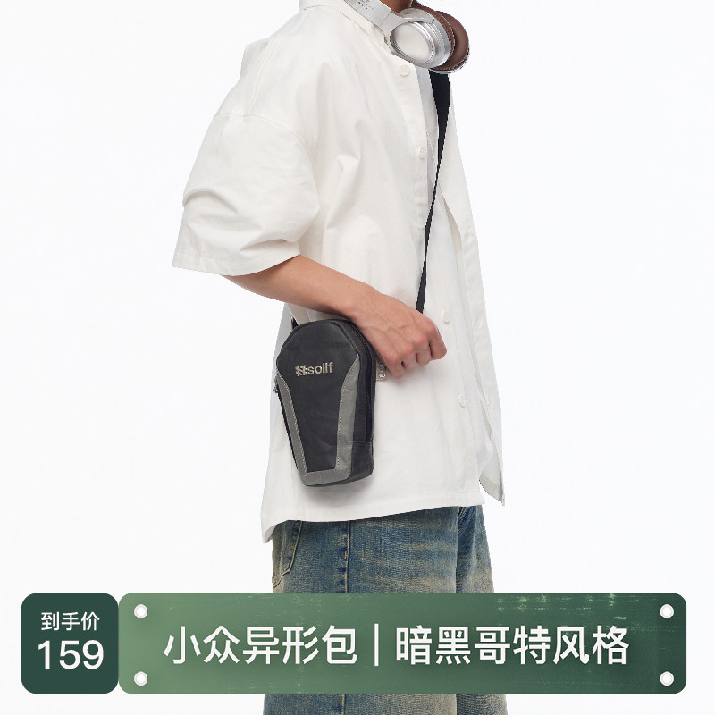 solif新品弥撒原创设计斜挎手拿腰包包男女万圣节暗黑系秋冬新款