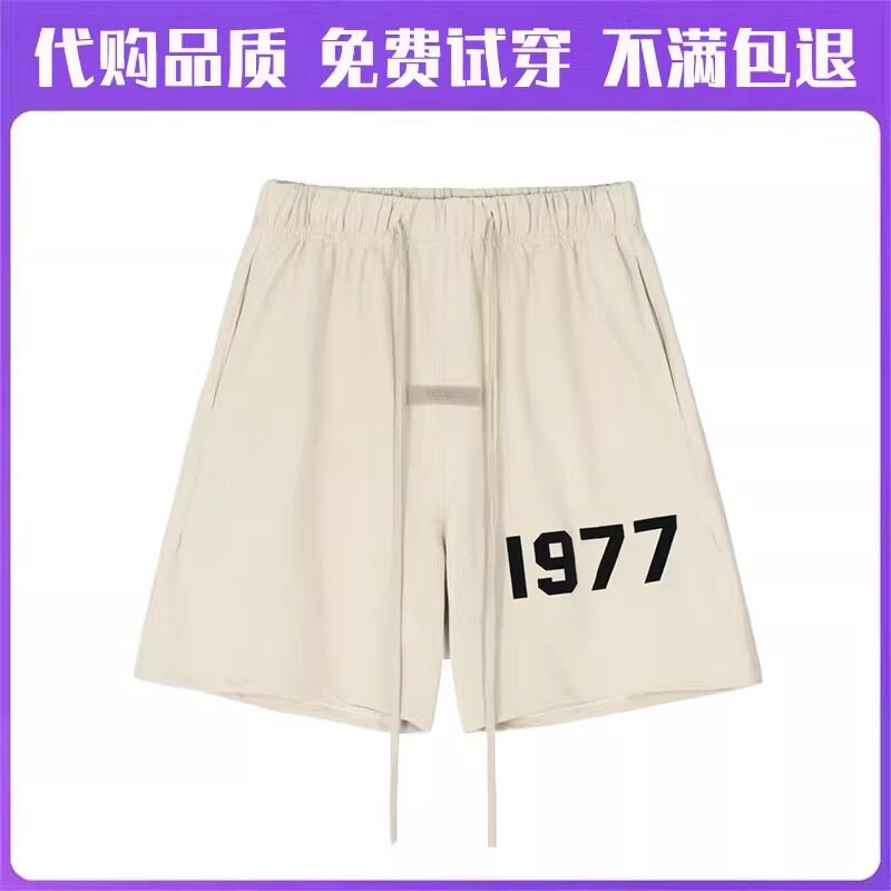 ESSENTIALS官方1977五分短裤男女夏季美式高街ins潮牌休闲FOG复线