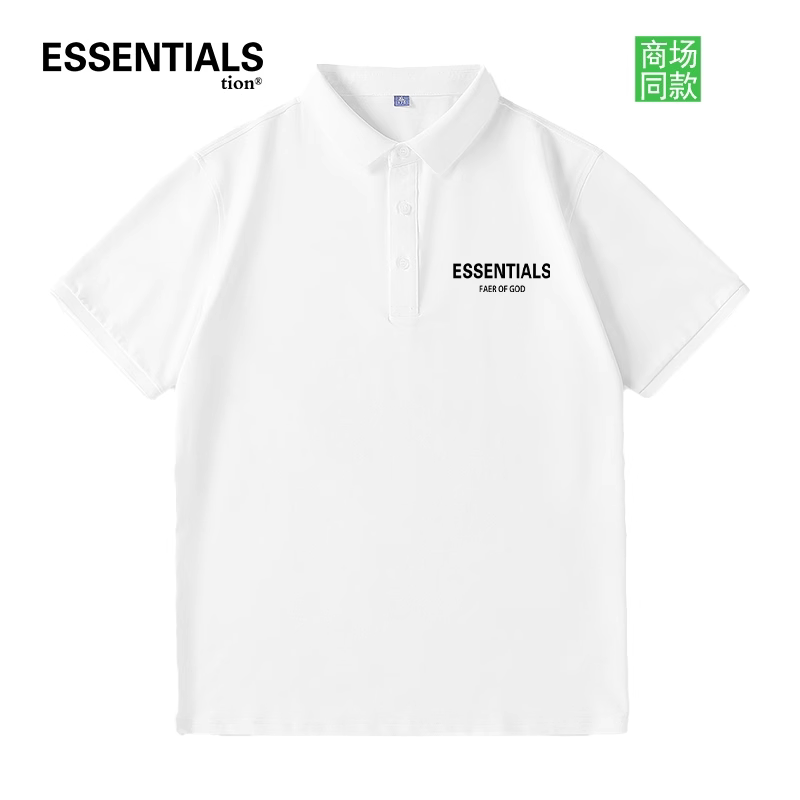 ESSENTIALS官方夏季运动短袖POLO衫男女潮牌美式高街FOG商务上衣