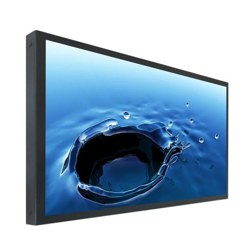 金属壳42寸液晶监视器 工业显示器高清HDMI VGA AV BNC安防监视屏