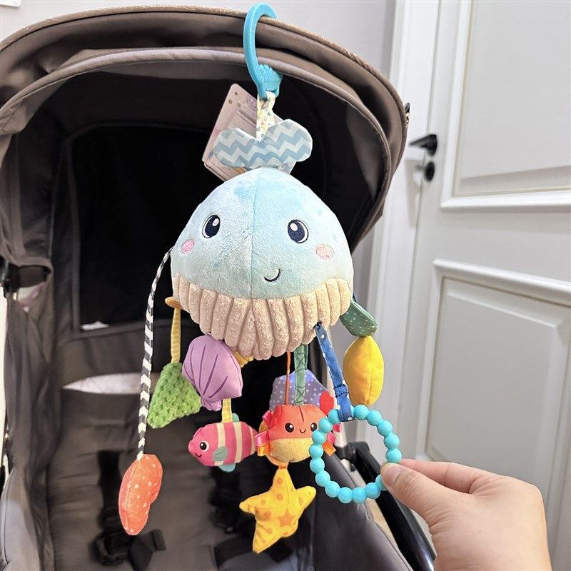 婴儿手指精细玩具新生宝宝0-1岁抬头练习安抚车挂件床铃摇铃6个月,玩具/童车/益智/积木/模型,床铃/床挂,淘宝优惠券,粉丝福利购,淘宝优惠卷