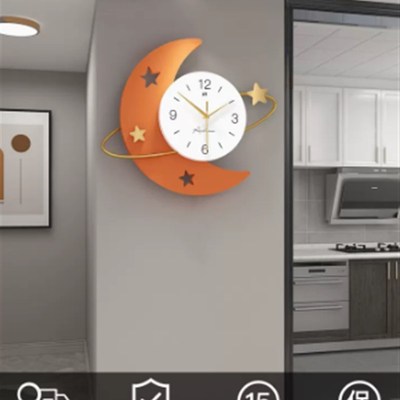 钟客厅无障碍豪华家居装饰钟壁挂现代简约艺术挂钟时尚创意流行挂