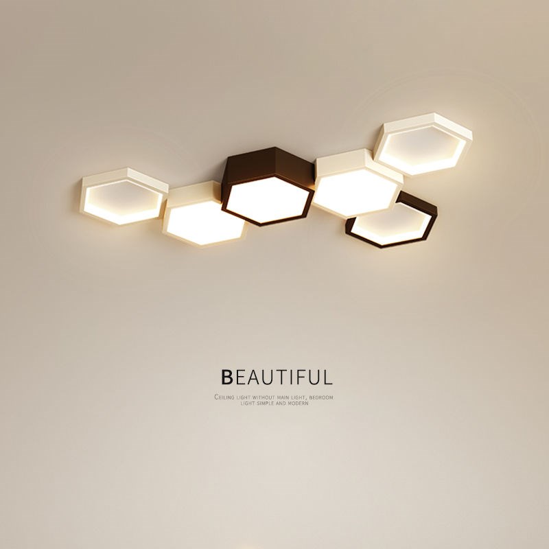 创意led客厅灯简约现代吸顶灯极简大气主卧室灯北欧餐厅书房灯具