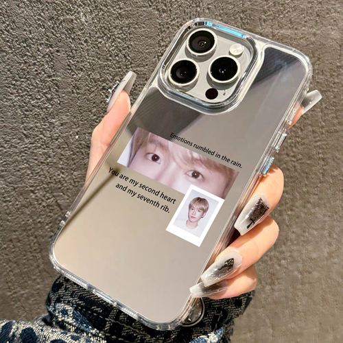 边伯贤手机壳眼睛镜面
