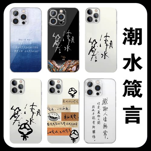 潮水箴言手机壳安溥张悬小米17