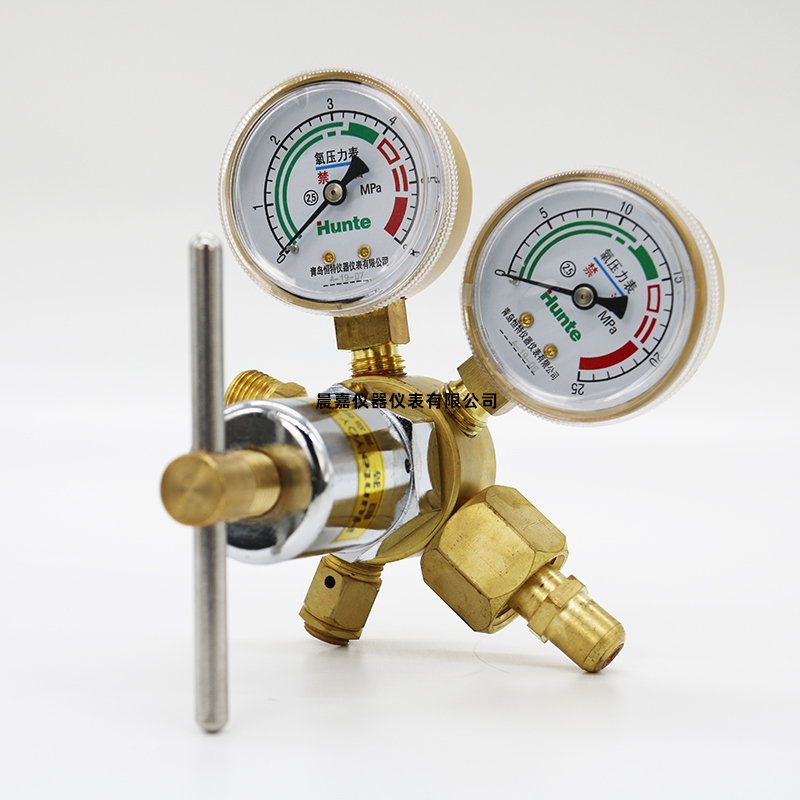 极速青岛恒特HuntenYQY370B A氧气减压器量热仪氧表弹阀瓶大卡热