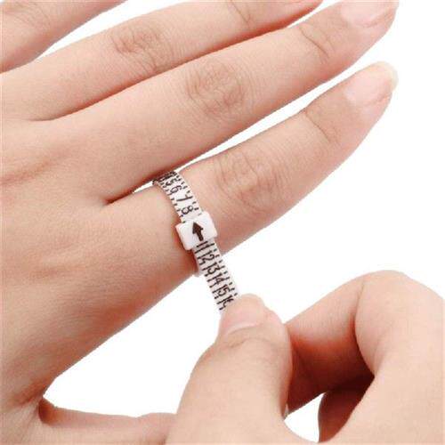 极速Ring Sizeir US Standard Finger Measure Gauge Men and Wom