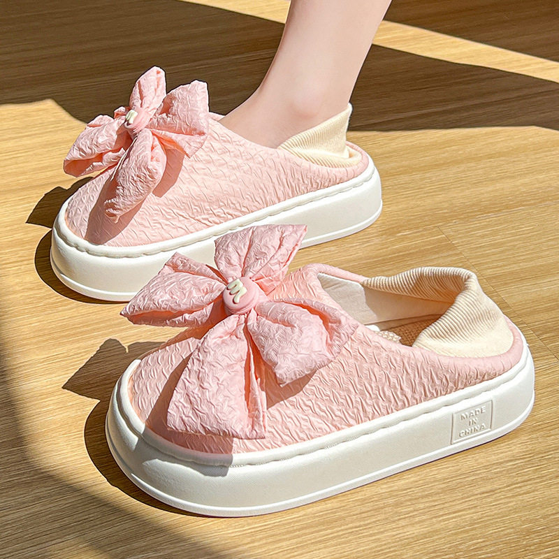 极速月子鞋夏季薄款防滑孕妇产後B厚底包跟透气软底室内外穿时尚