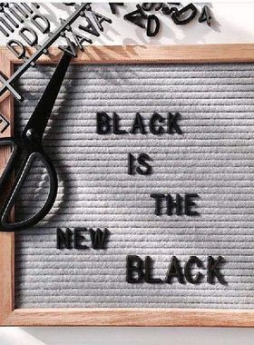极速460 Letters Handmade Felt Message BLoard Changeabl The