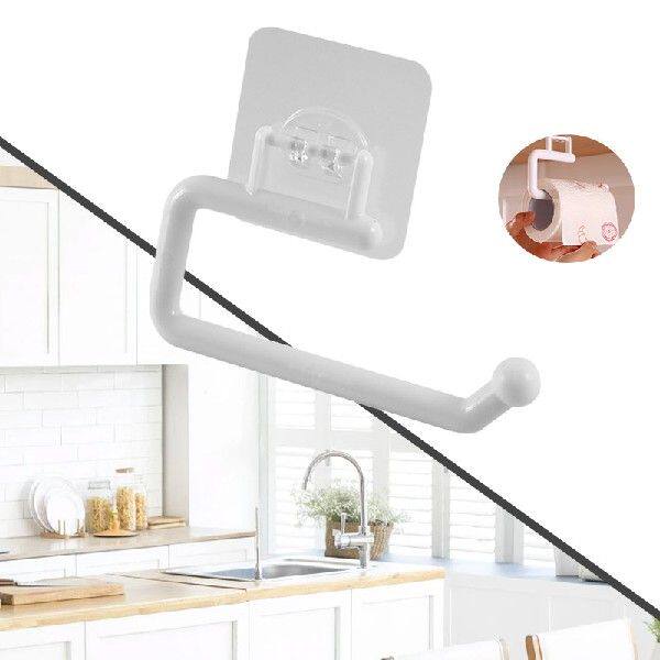 极速Durable Kiitchen Under Cabinet Paper Roll Rack Self-adhe