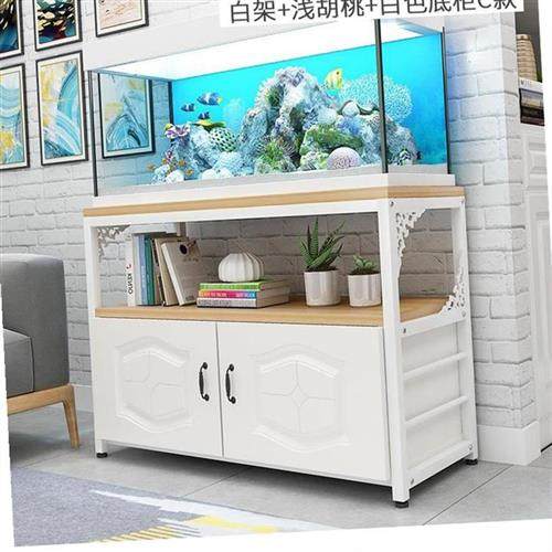 极速欧式鱼缸客j厅落地鱼缸柜客厅龟缸草缸底座桌子底柜时尚隔断