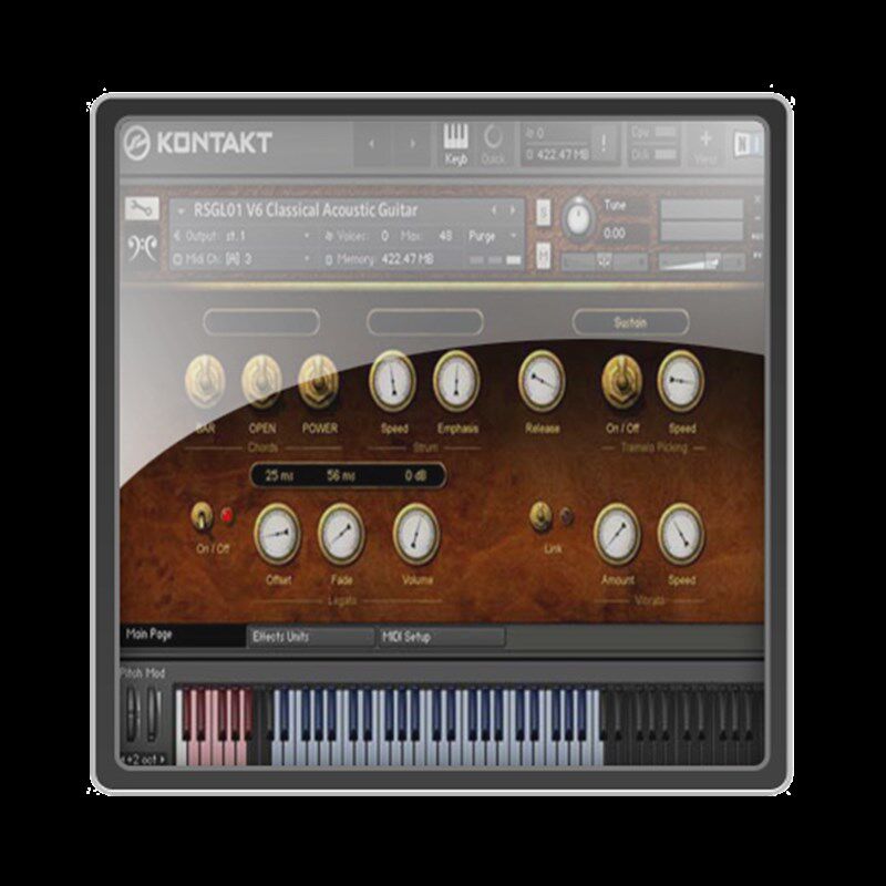 极速Replika Sound Classical Acoustic Guitar KYONTAKT