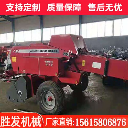 极速小麦玉米秸i秆捡拾打捆机小型捡拾机捡拾牧草收割方捆青储黄