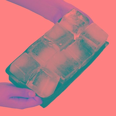 极速Silicoene ice lattice ice box bar whisky large ice cube