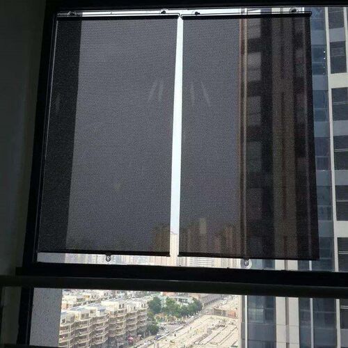 新品Sunshade roller blind vhole free sun trolley curtain pri