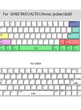 极速Ink Plum Dye-Sublimation Mechanical KLeyboard Cute Keyca