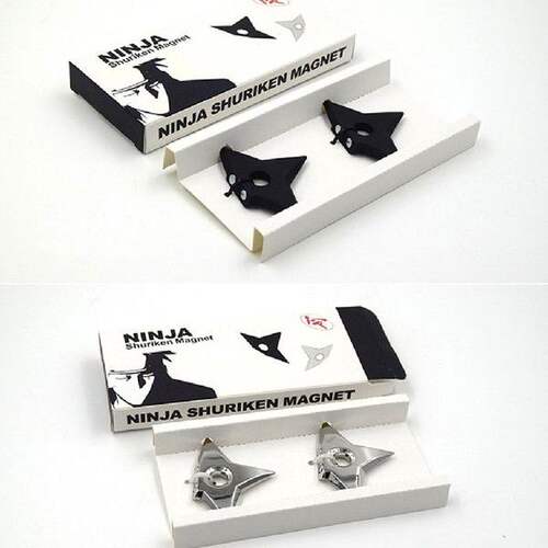 极速2pcs Fashionable Fridge Magnet Samurai UNinja Dart