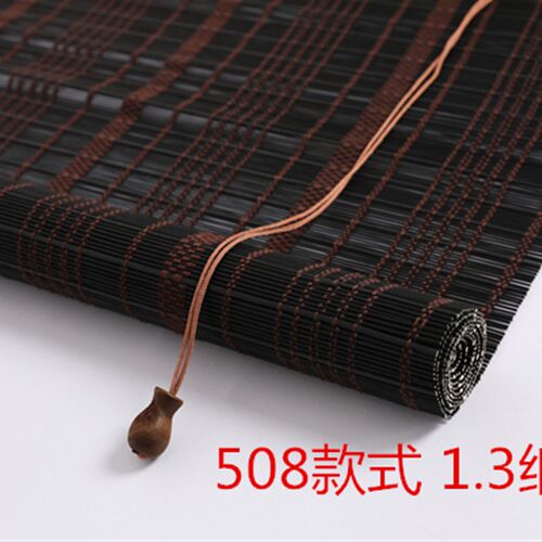 新品JBapanese-style retro filamentE bamboo curtain roller sh