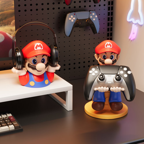 【电竞桌面布置】马里奥耳机支架