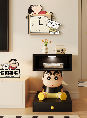 卡通客厅摆件床头柜子带蓝牙音响