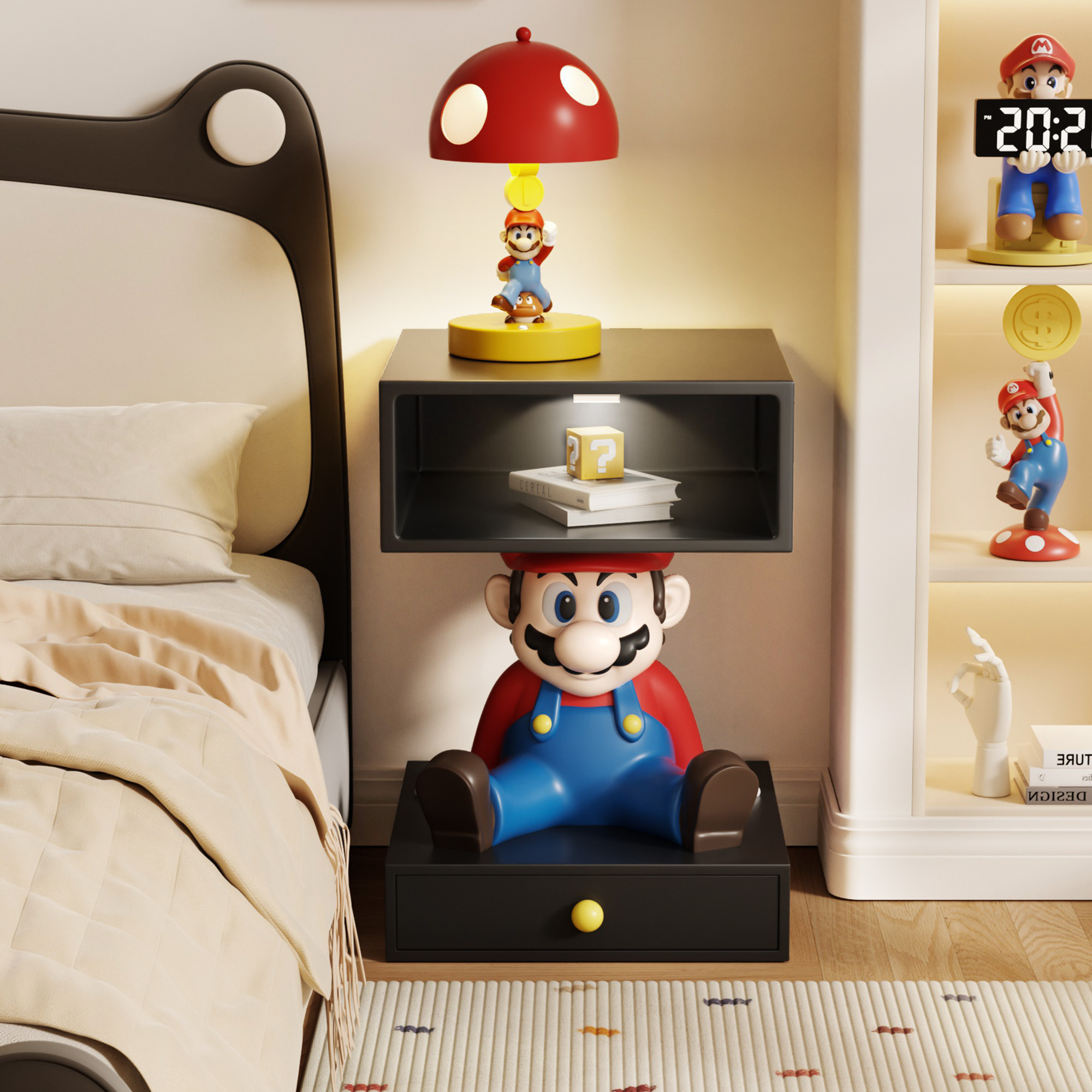 【天猫热销T0P1】马里奥床头柜